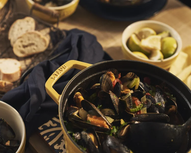 Slávky s fenyklem a pastisem