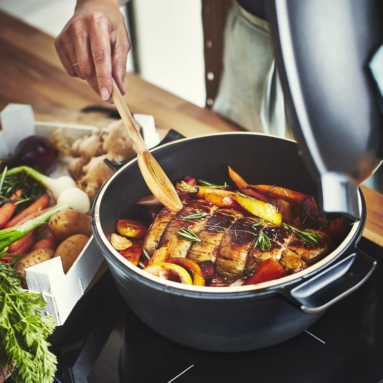 Keramický hrnec na indukci Delight se samopodlévací poklicí, 4,0 l