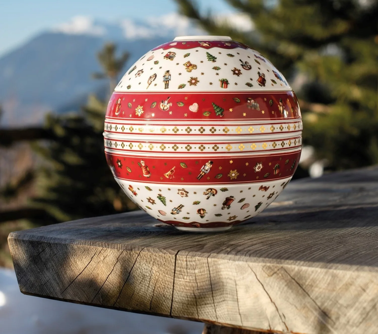 Toy´s Delight vánoční jídelní sada pro dva La Boule, 7 ks