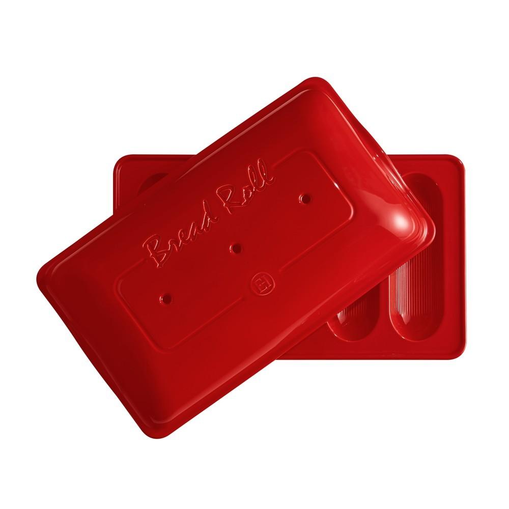 Forma na pečenie na 5 mini bagetiek, granátová, 39 x 23 cm