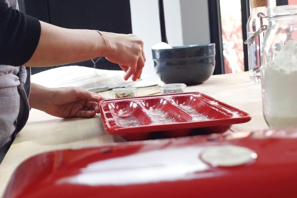 Forma na pečenie 3 ks bagiet, 39,5 x 23 cm