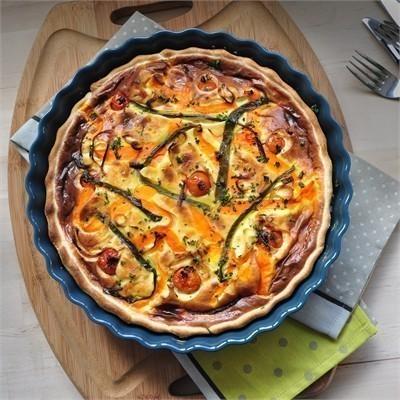 Hlboká forma na koláče, Ø 28 cm, žltá Provence