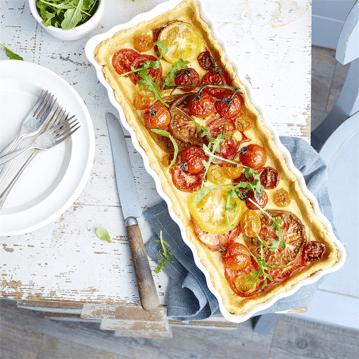 Obdĺžniková koláčová forma, 15 x 36 cm, granátová