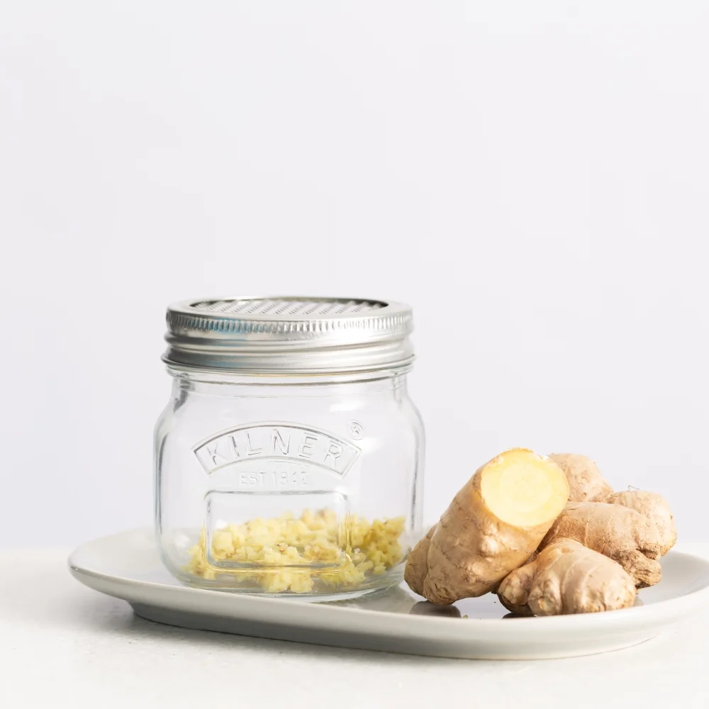 KILNER STORAGE JAR & FINE GRATER LID 0.25 LITRE_0025.057-4x