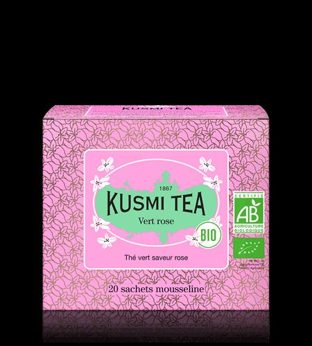 Sypaný zelený čaj Green Rose Bio, kovová dóza 20 g