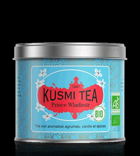 Sypaný čierny čaj Prince Vladimir Bio, kovová dóza 100 g