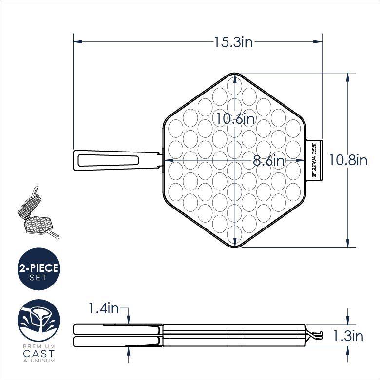 Vafľovač na puffle waffle