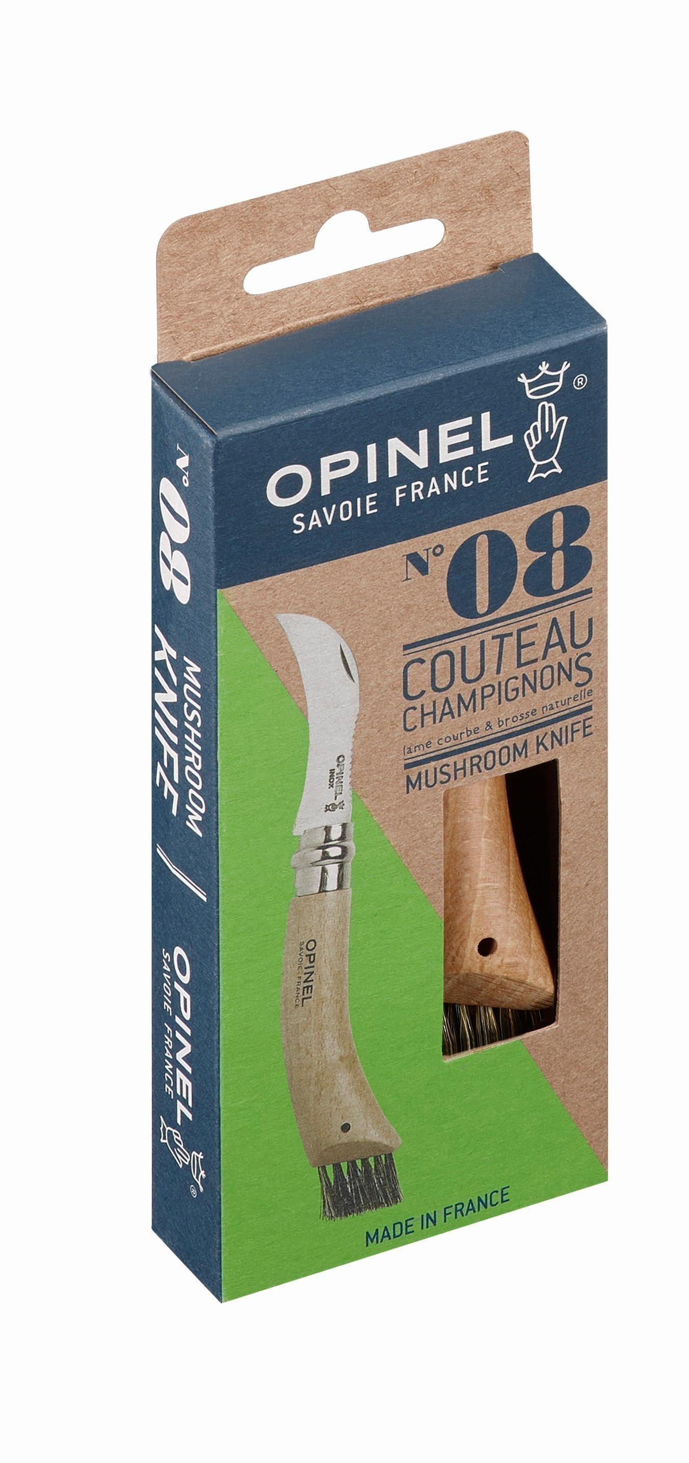 OPINEL VRI N°08 Inox nůž houbařský rukojeť buk