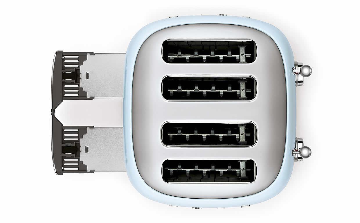 Toustovač 50´s Retro Style, 4x4, TSF03 pastelovo modrý