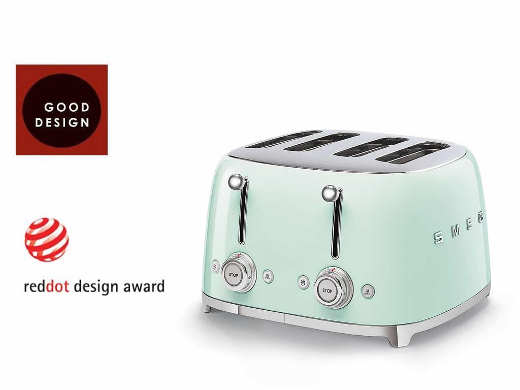 Toustovač 50´s Retro Style, 4x4, TSF03 pastelovo modrý