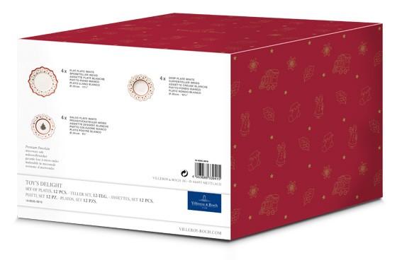 Toy´s Delight sada tanierov, 12 ks