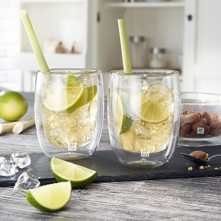 Sorrento dvojstenné poháre na kávu, 200 ml, 2 ks