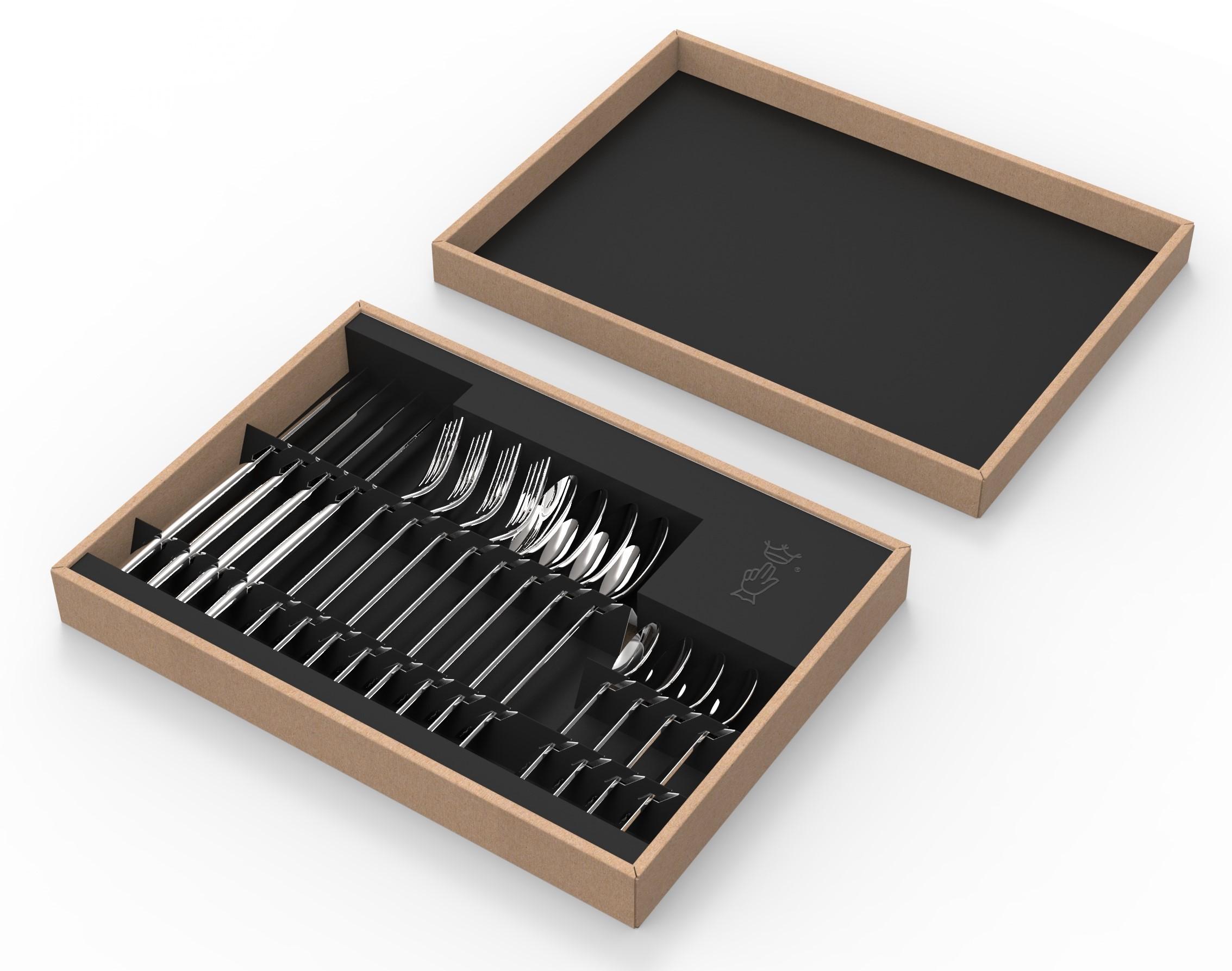 Súprava príborov Perpétue, nerez, 16 ks