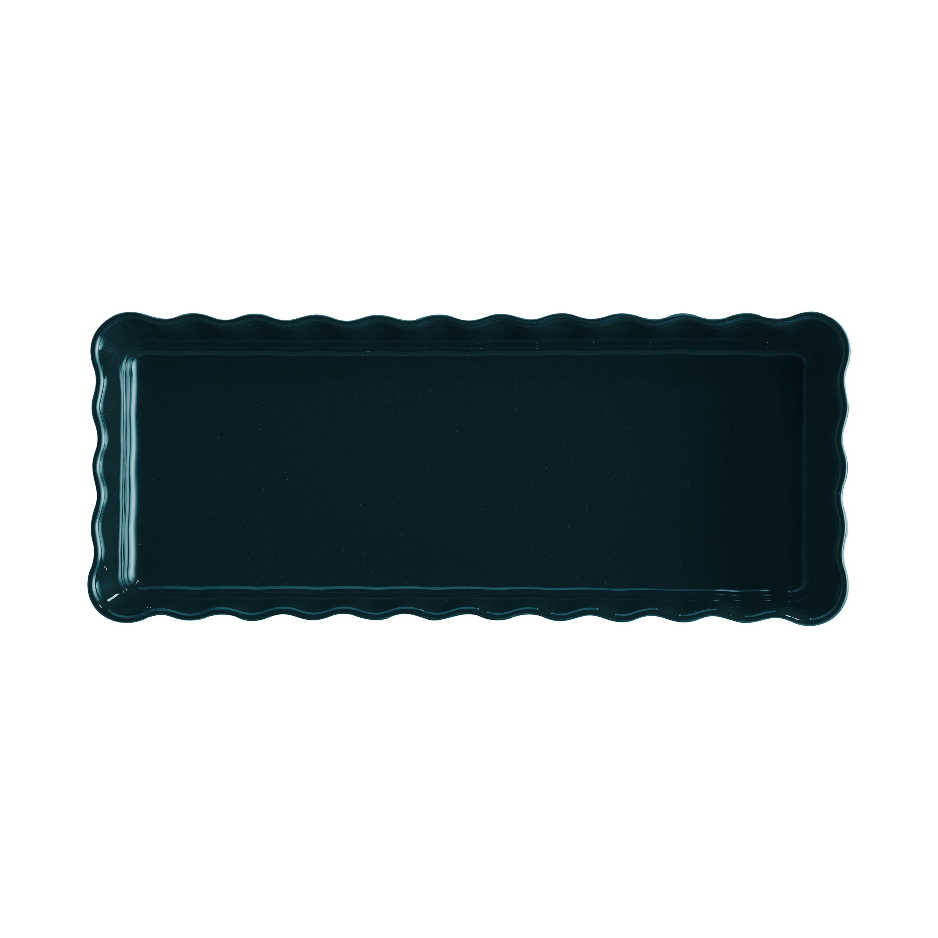 Obdlžníková koláčová forma, 15 x 36 cm, tmavomodrá Belle Ile