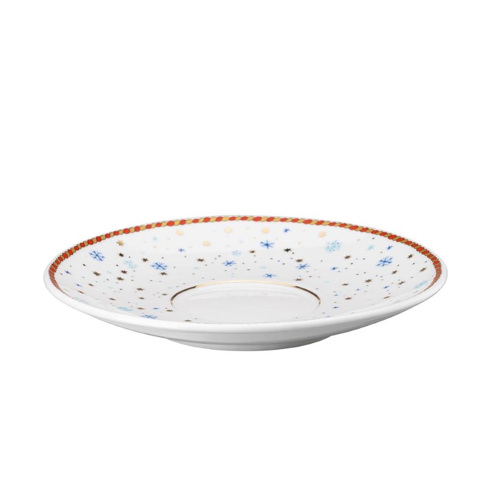 Vianočná cappuccino šálka a podšálka, Štedrý večer, 0,22l/16cm