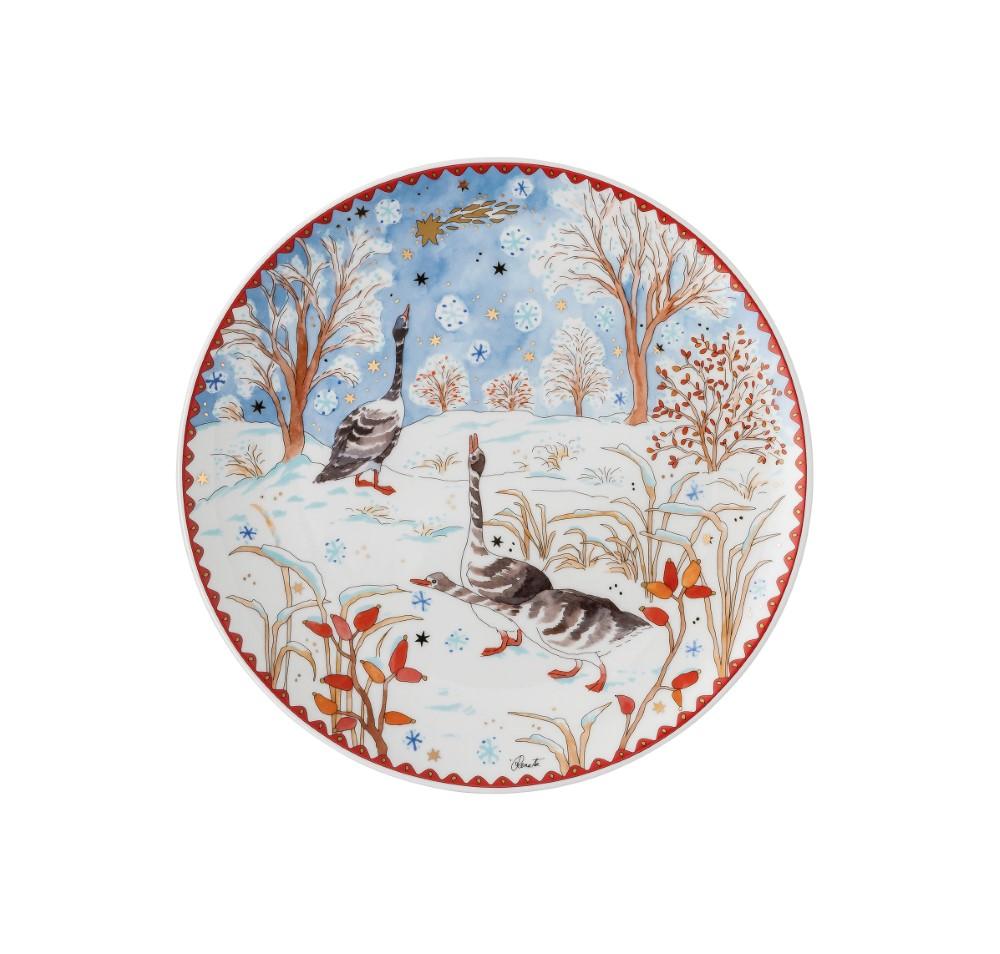 Vianočný tanier na cukrovinky II, Štedrý večer, Ø 22 cm