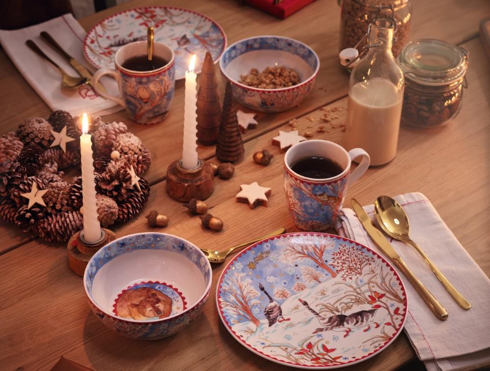 Vianočný tanier na cukrovinky II, Štedrý večer, Ø 22 cm