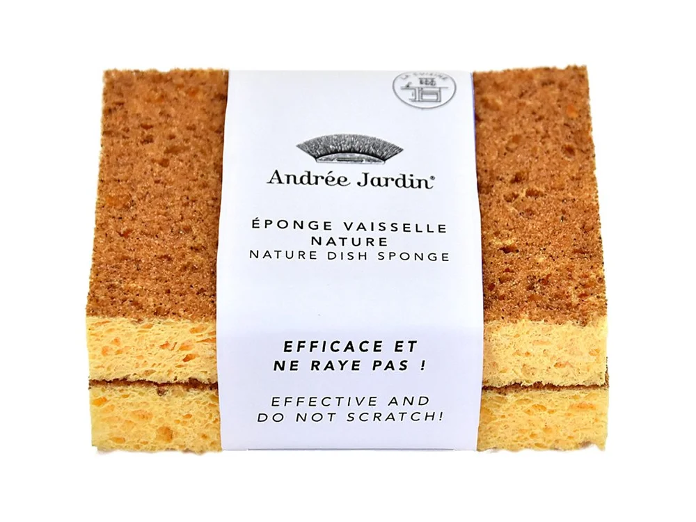 Prírodná kuchynská hubka na riad , 2 ks