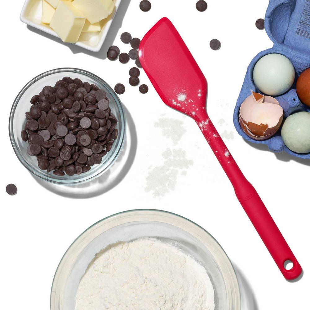 Silikónová stierka, stredná, Good Grips, červená