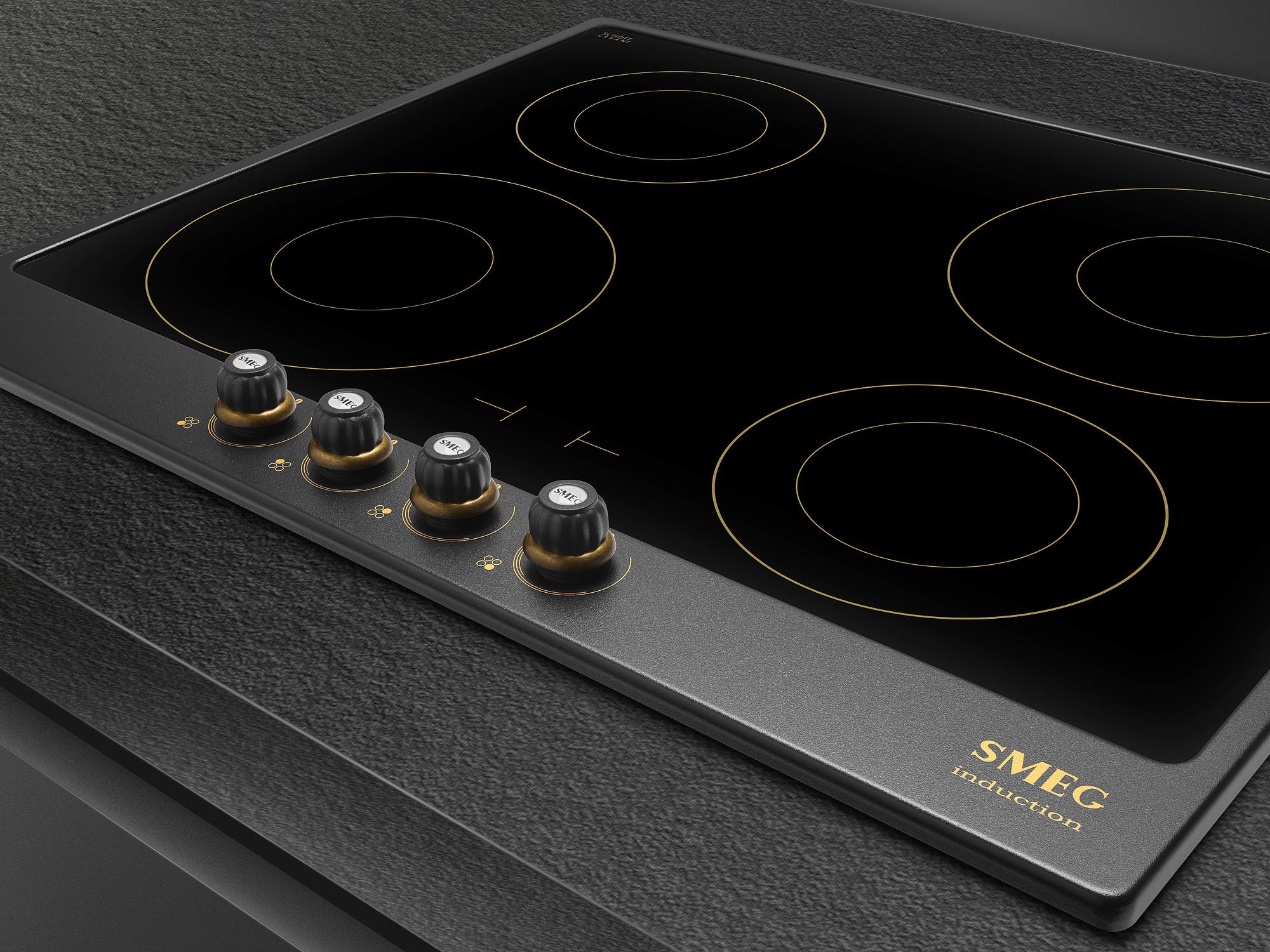 Indukčná varná doska Cortina so 4 varnými zónami, 60 cm, SI764, krémová