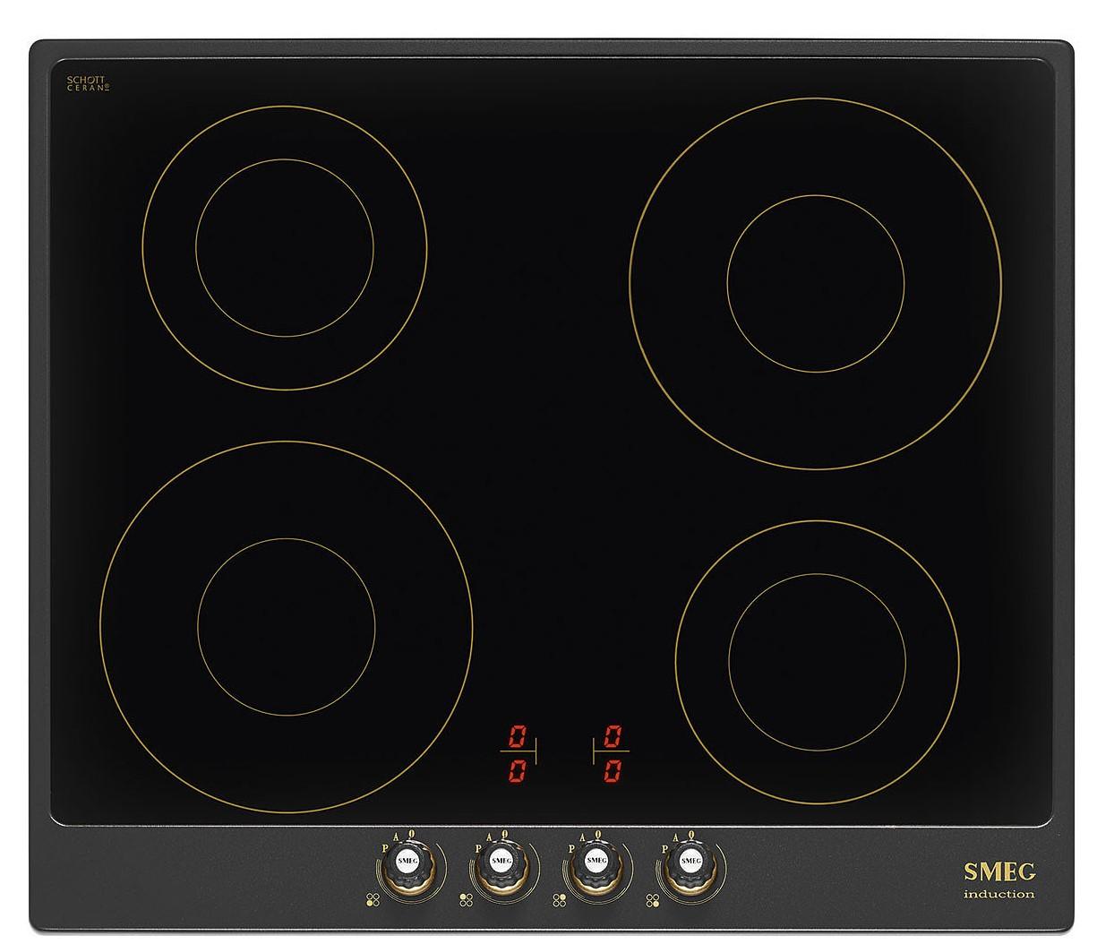 Indukčná varná doska Cortina so 4 varnými zónami, 60 cm, SI764, krémová