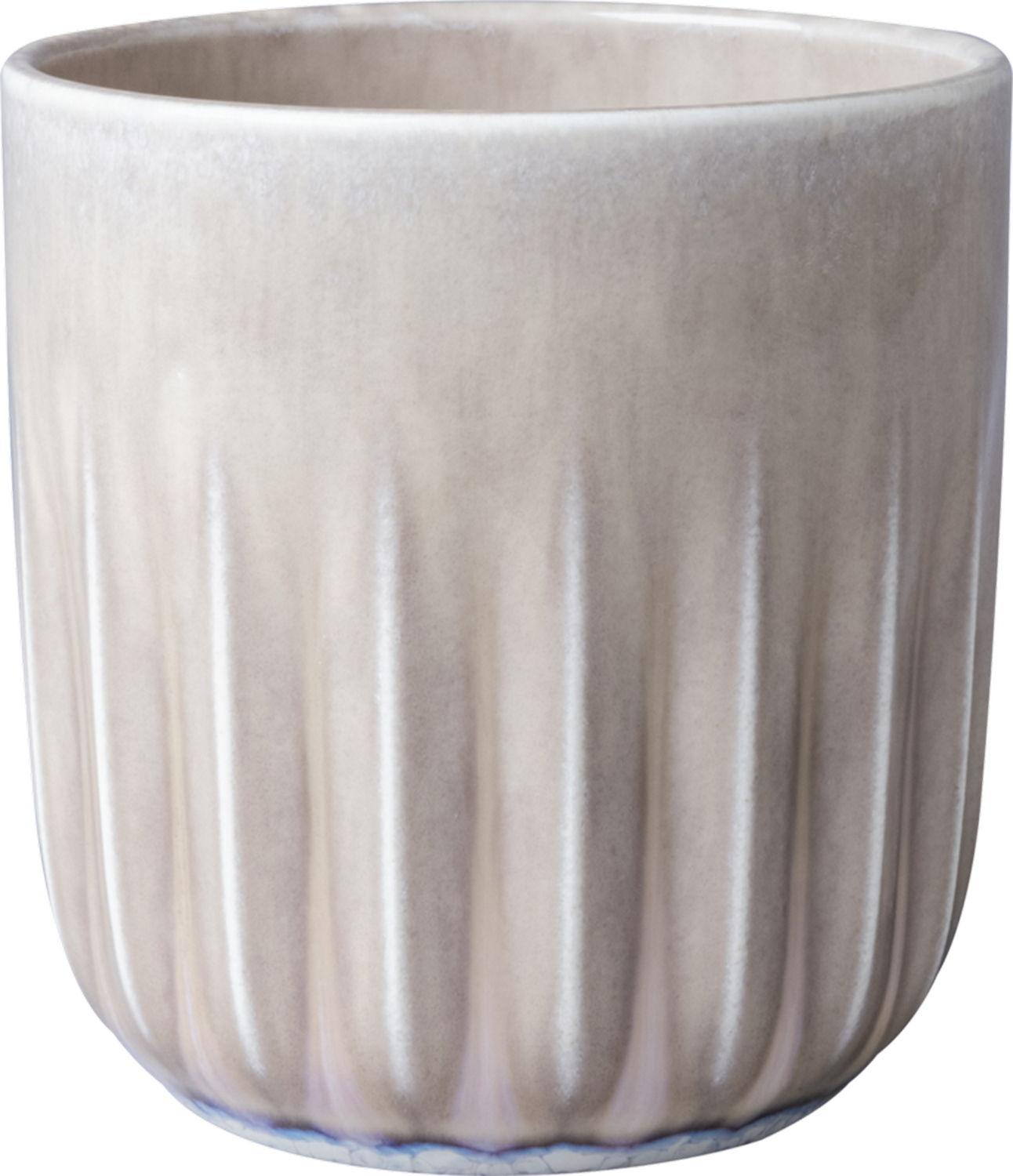 Súprava dvoch hrnčekov bez uška Perlemor Sand, 350 ml