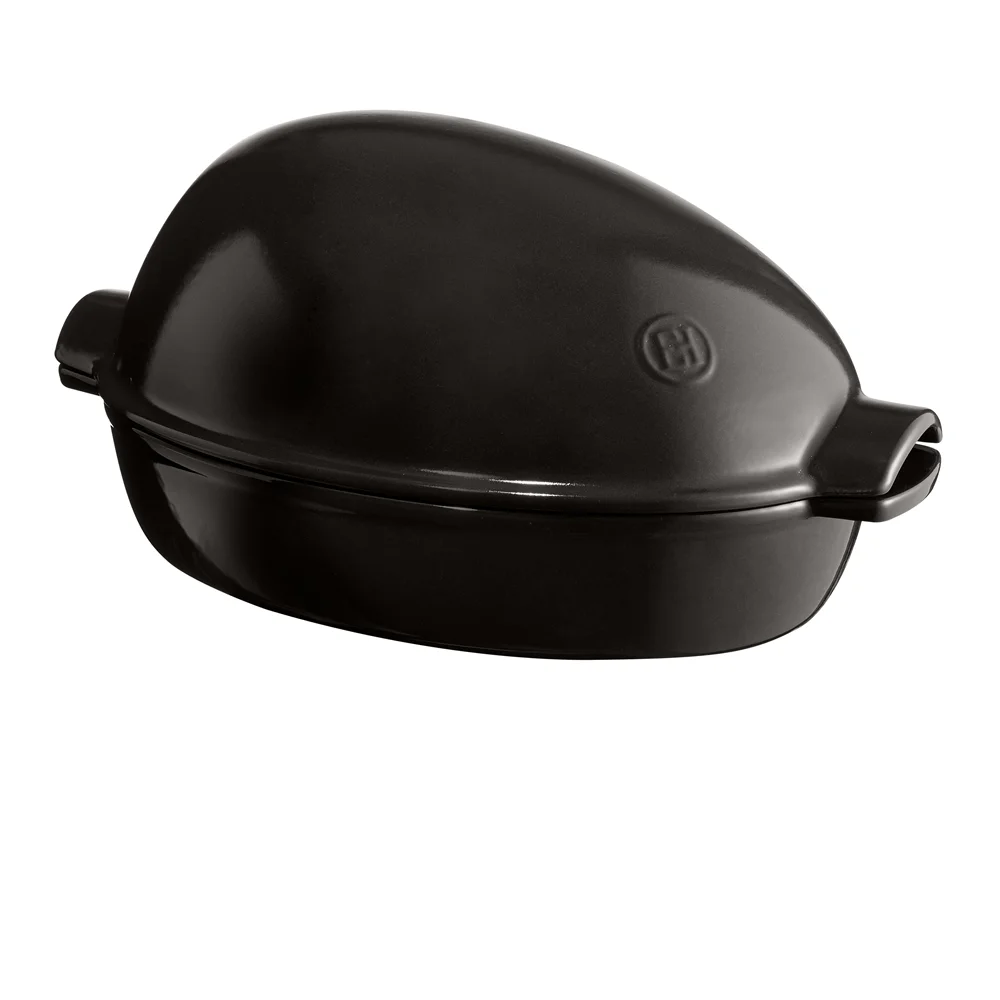 Oválny keramický pekáč na hydinu s pokrievkou, 5 l, korenie