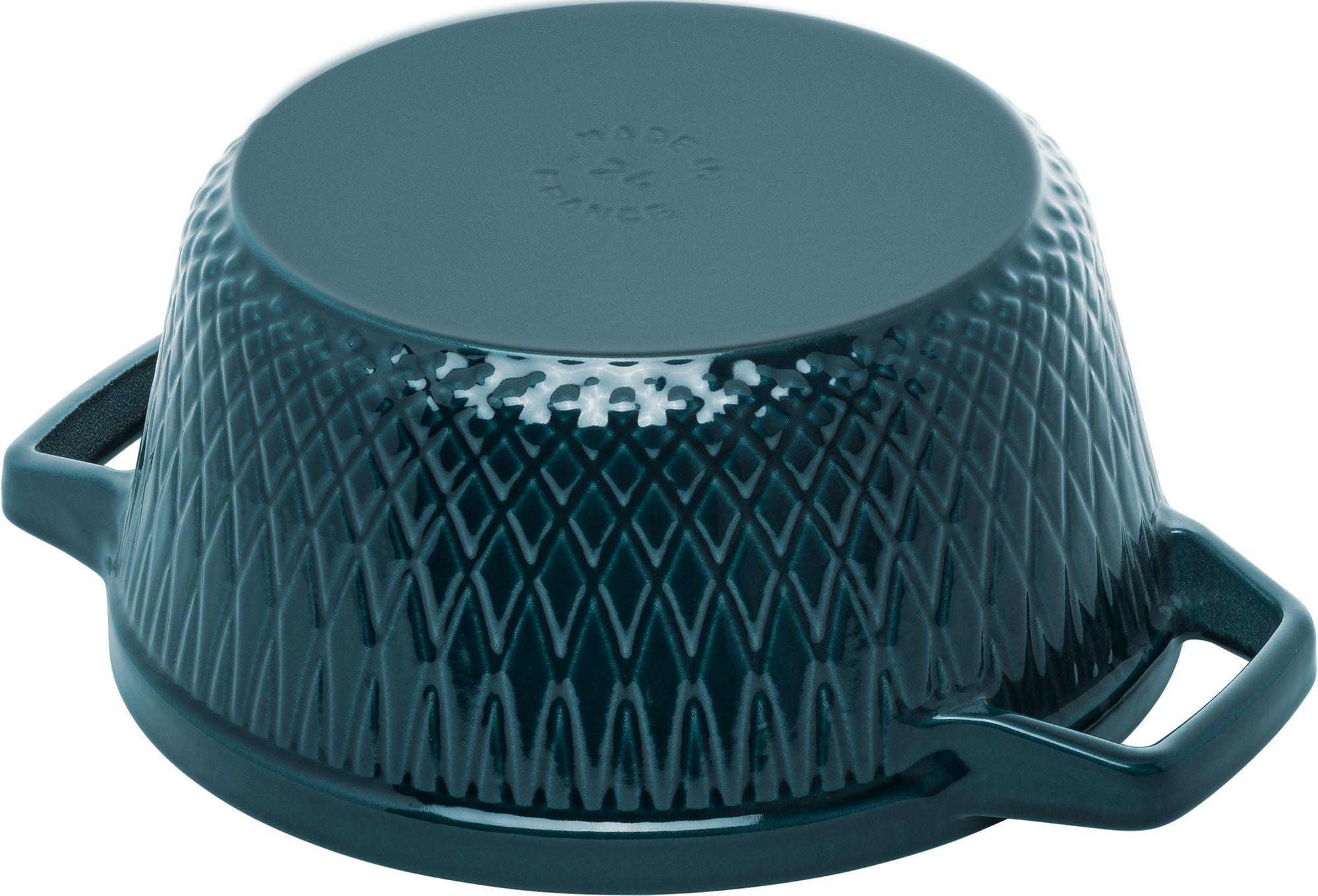 Liatinový hrniec s pokrievkou Cocotte Twist, Ø 24 cm / 4,0 l