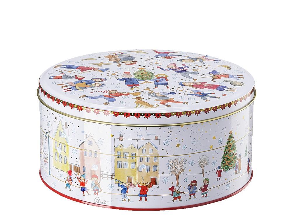 Vianočná súprava 3 plechových nádob na cukrovinky, Christmas Sounds