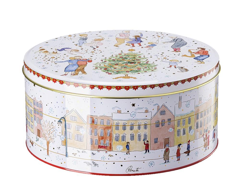 Vianočná súprava 3 plechových nádob na cukrovinky, Christmas Sounds