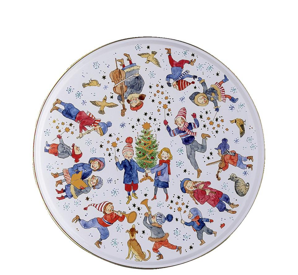 Vianočná súprava 3 plechových nádob na cukrovinky, Christmas Sounds