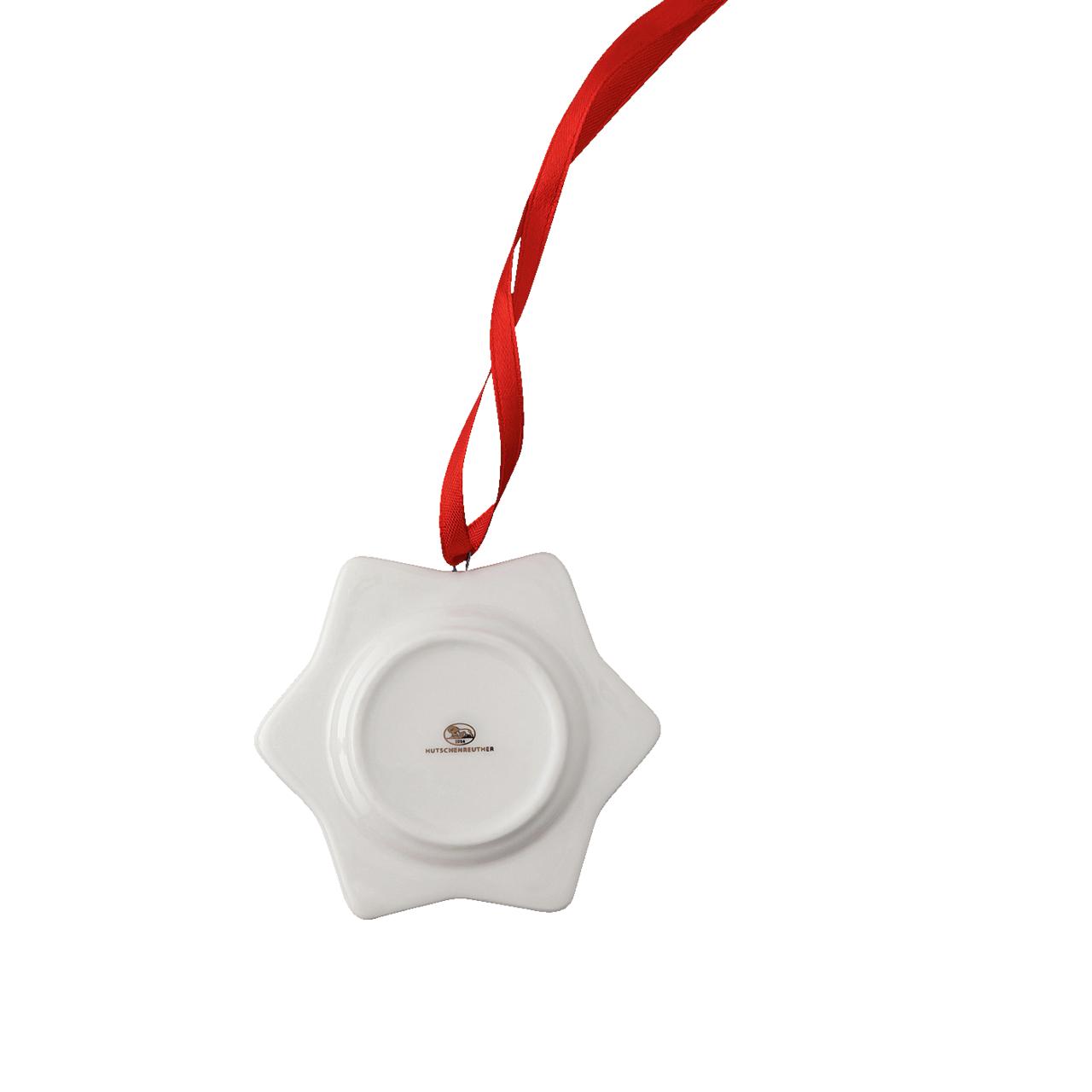 Vianočná sada 3 porcelánové mini ozdoby, Christmas Sounds, 6 cm