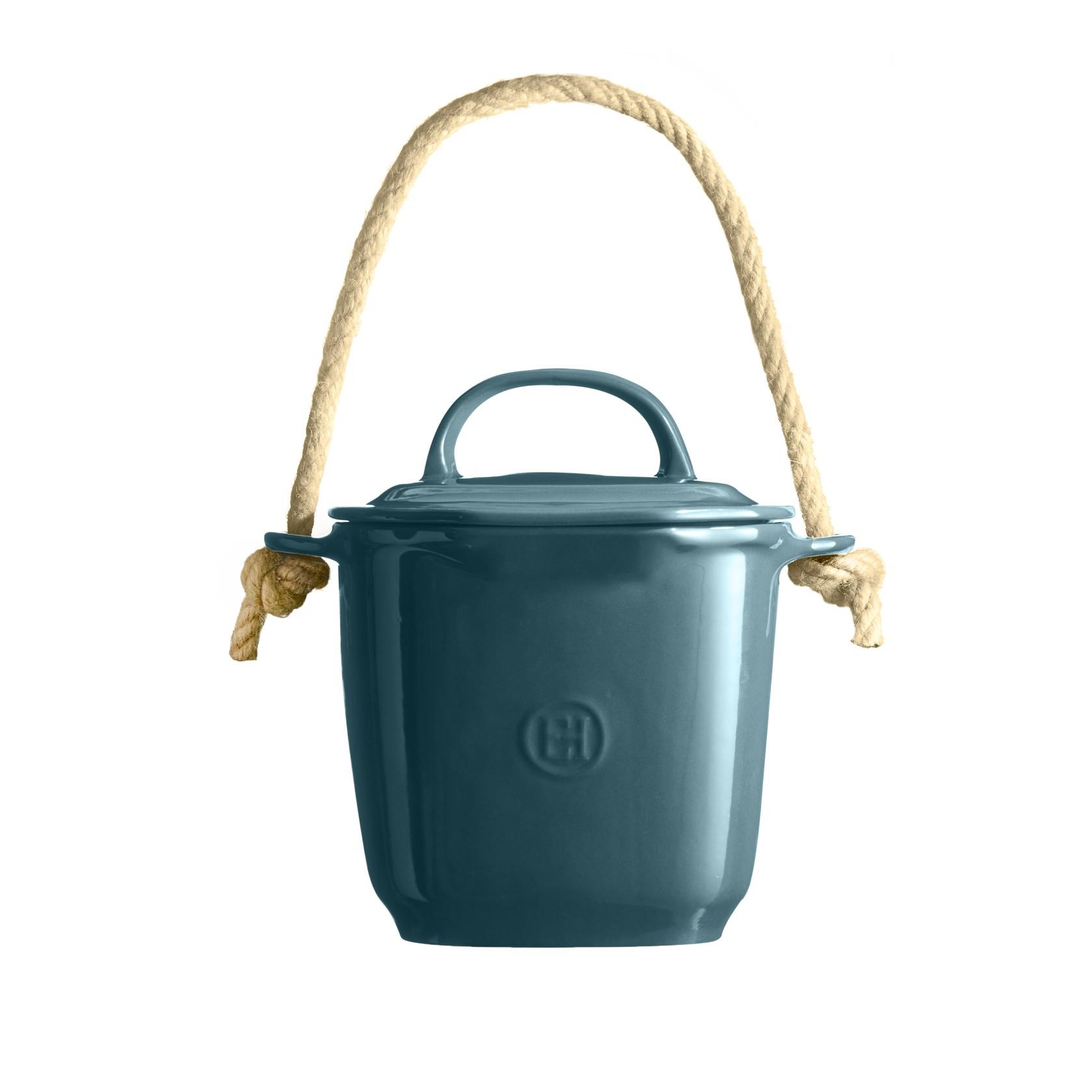 Keramická nádoba na bioodpad, 3,9 l, slonovinová kosť