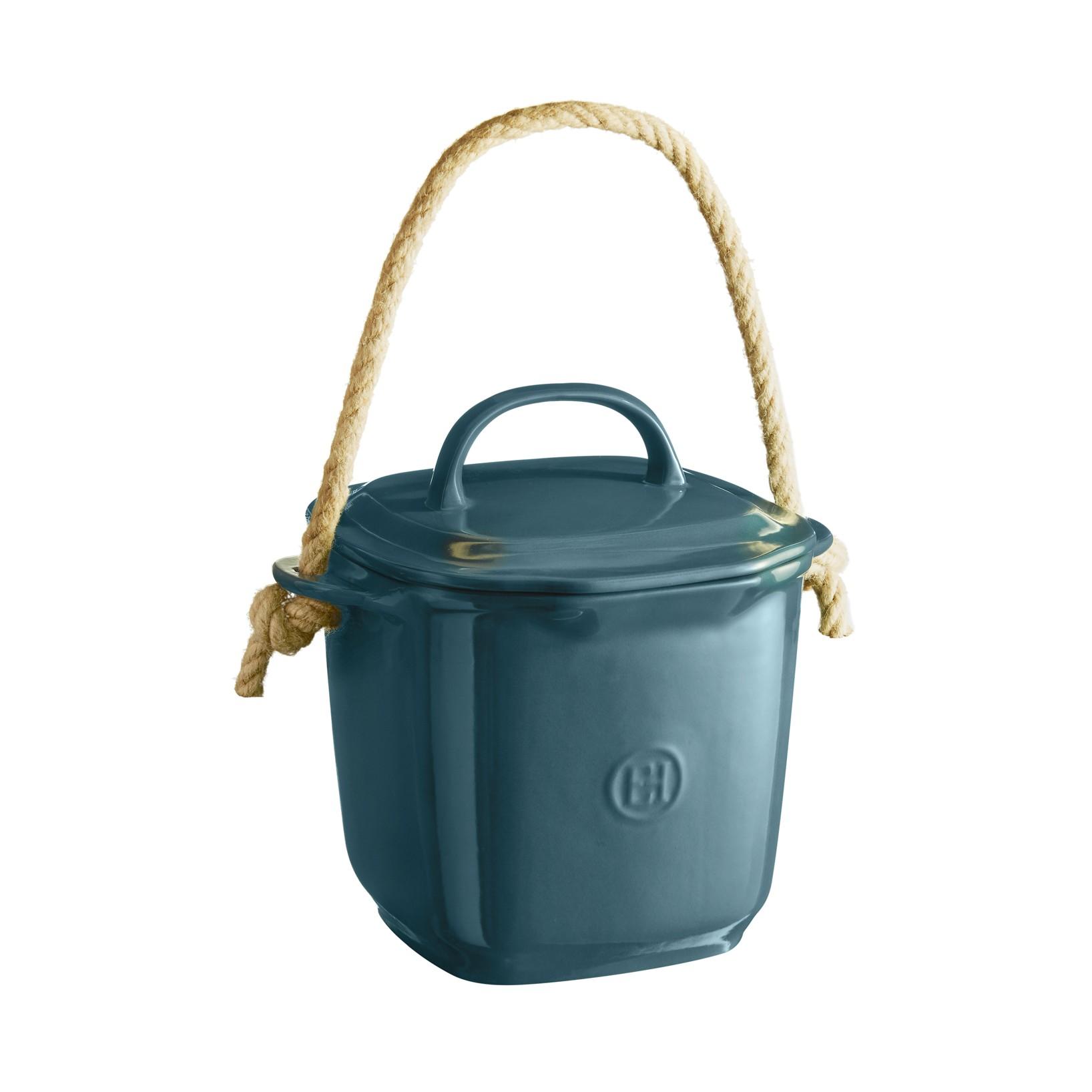 Keramická nádoba na bioodpad, 3,9 l, slonovinová kosť