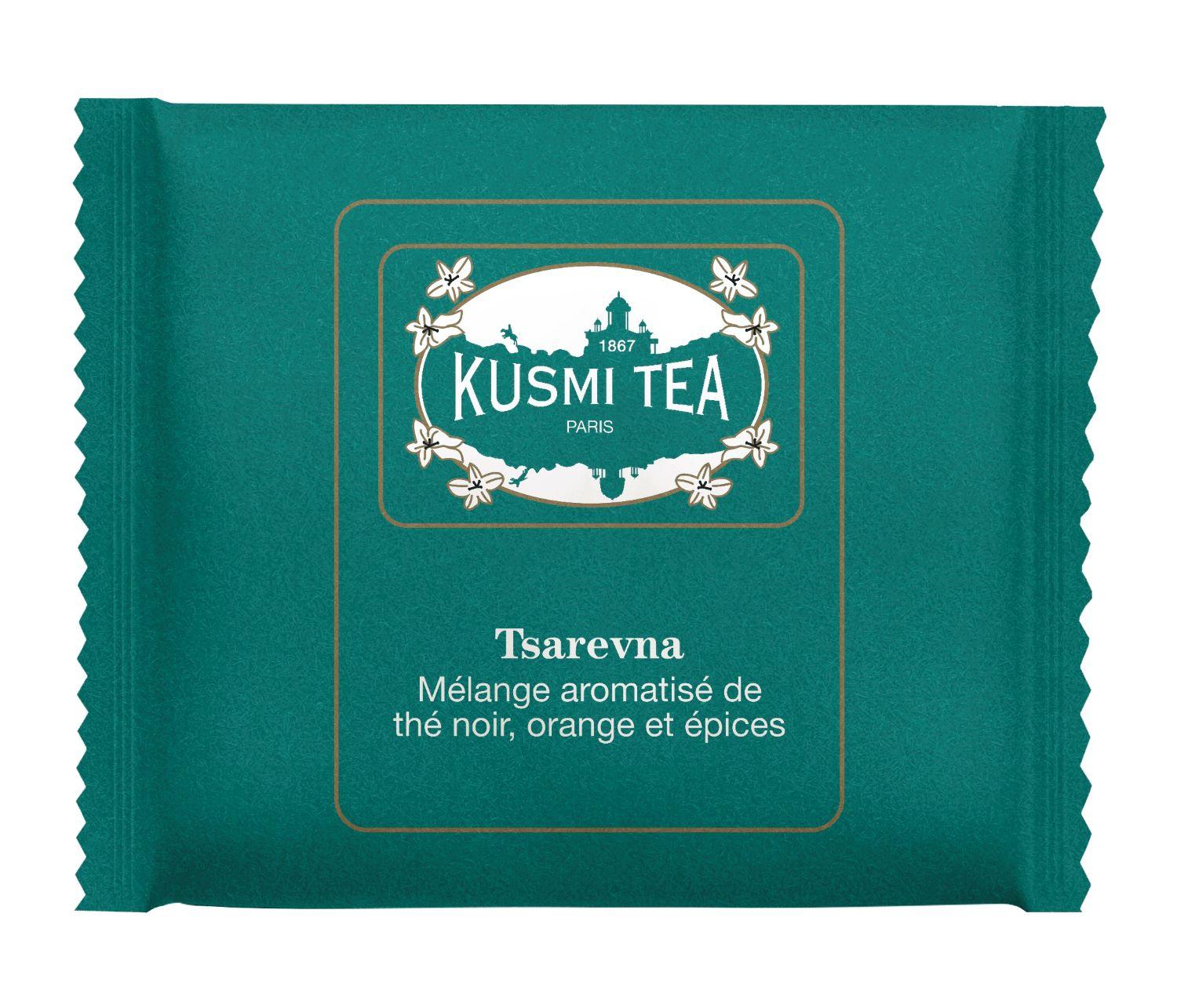 Porciovaný čierny vianočný čaj Tsarevna Bio, 20 vrecúšok