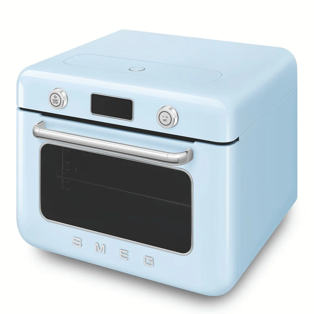 Stolná kombinovaná parná rúra, 30 l, pastelová modrá