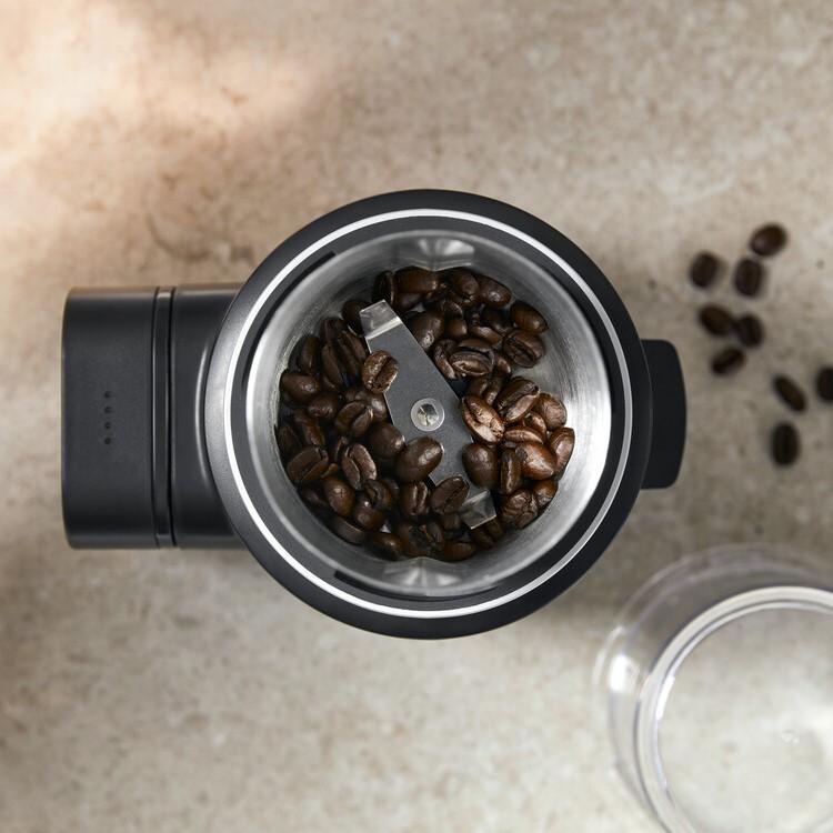 Bezdrôtový mlynček na kávu GO 5KBGR100, čierna mat