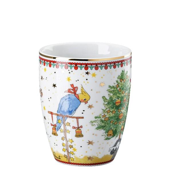 Vianočný hrnček s uchom II, Babi a dedo, Vianočné svetielká, 360 ml