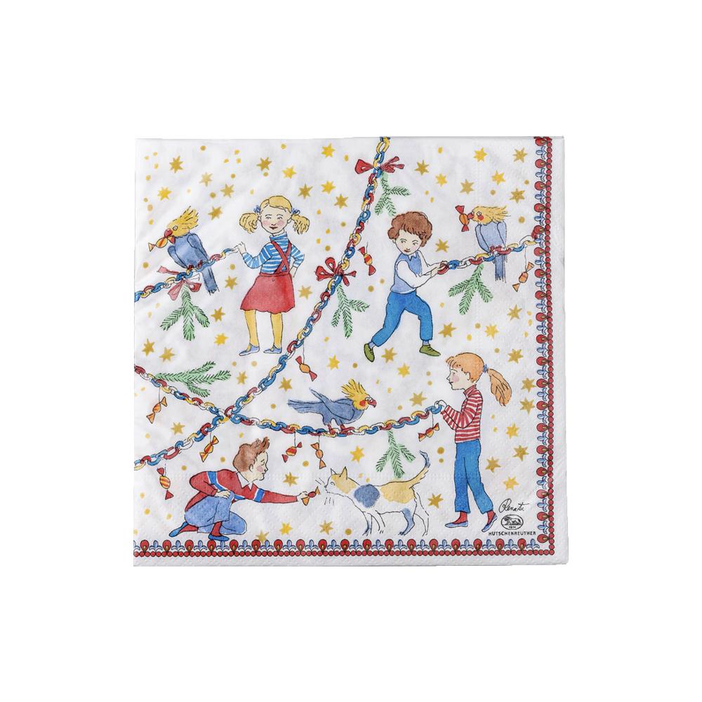 Vianočné obrúsky Vánočné svetielká, 33x33 cm