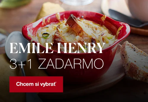 Emile Henry 3 + 1 zadarmo