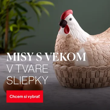 Misy s vekm v tvare sliepky