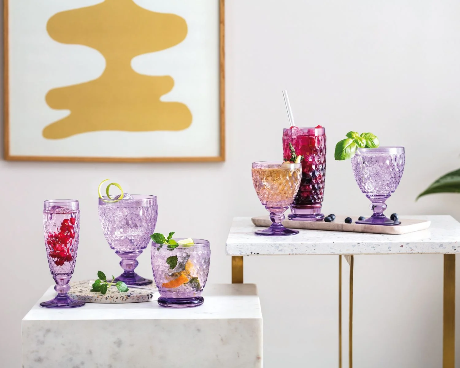 Boston Villeroy & Boch okuliare levandulovej farby