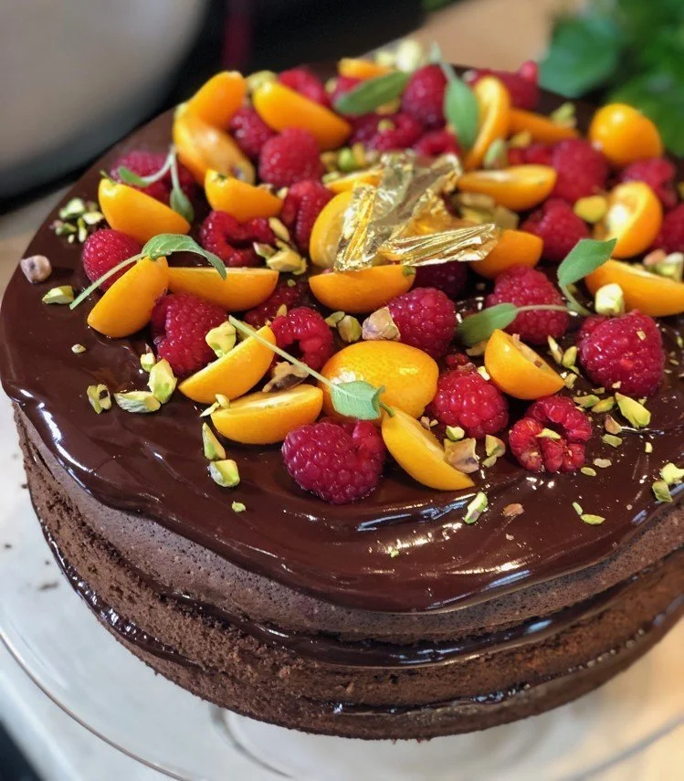 Sviatočná torta s čerstvým ovocím podľa Josefa Maršálka