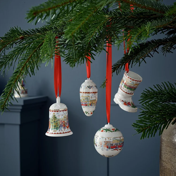 Vianočné porcelánové ozdoby z kolekcie Rosenthal 2023 Christmas Sounds