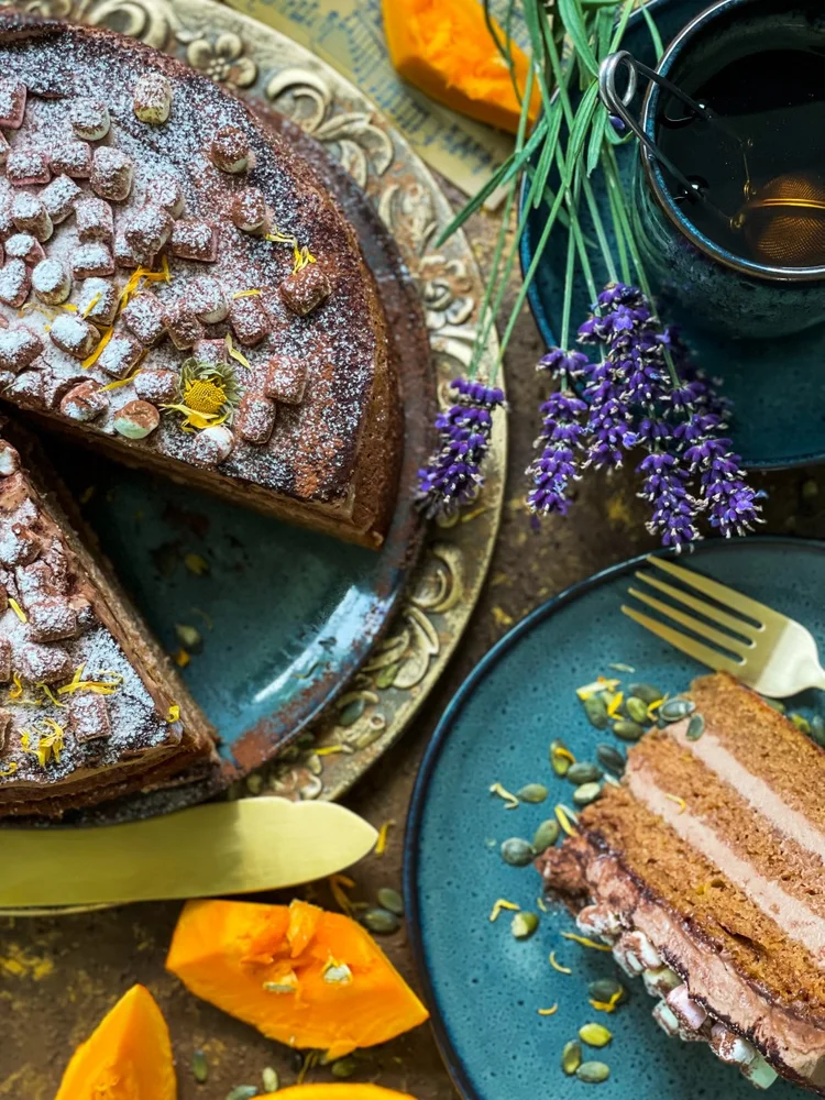 Tekvicová torta s mliečnou čokoládou podľa Pepu Maršálka