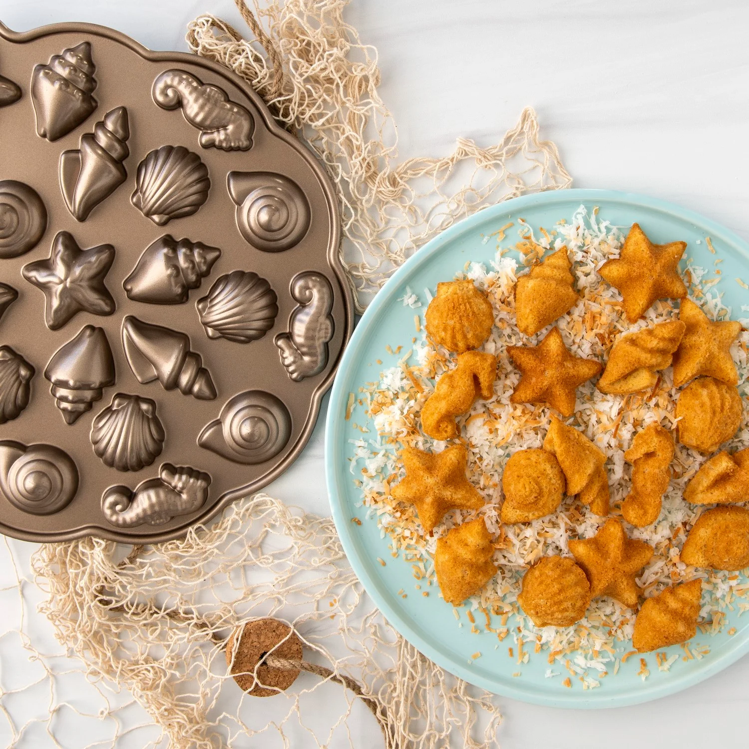 Kovová forma na pecenie Nordic Ware Letné morské motívy